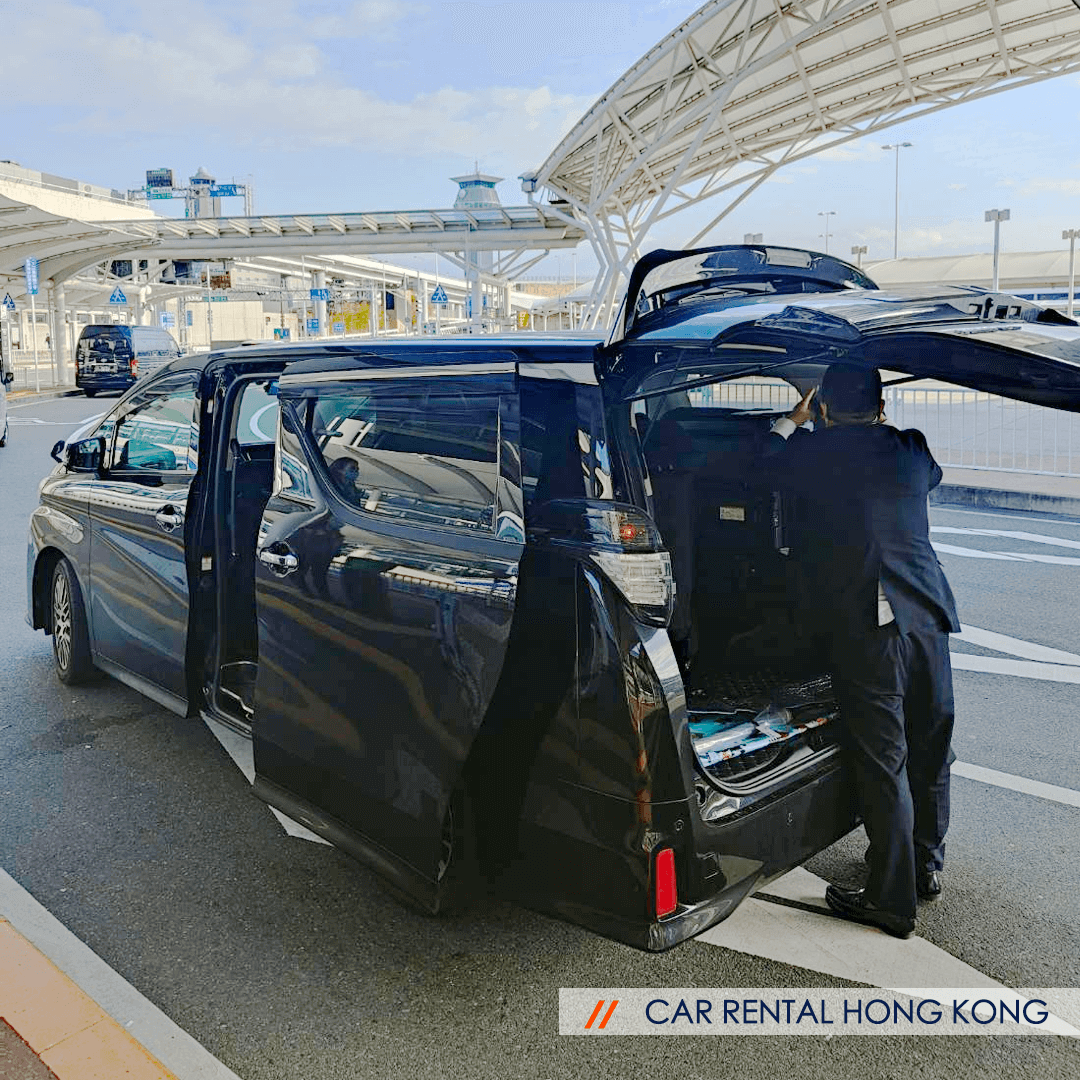 Hong kong airport (HKG) to Macau private car interior