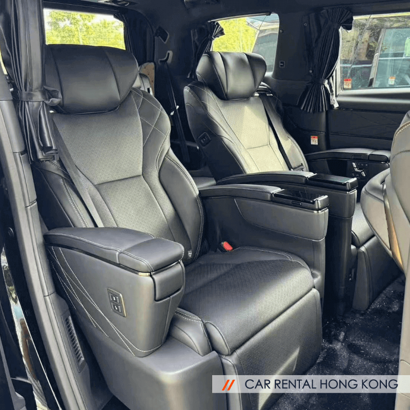 Hong Kong to Guangzhou Private car Interior