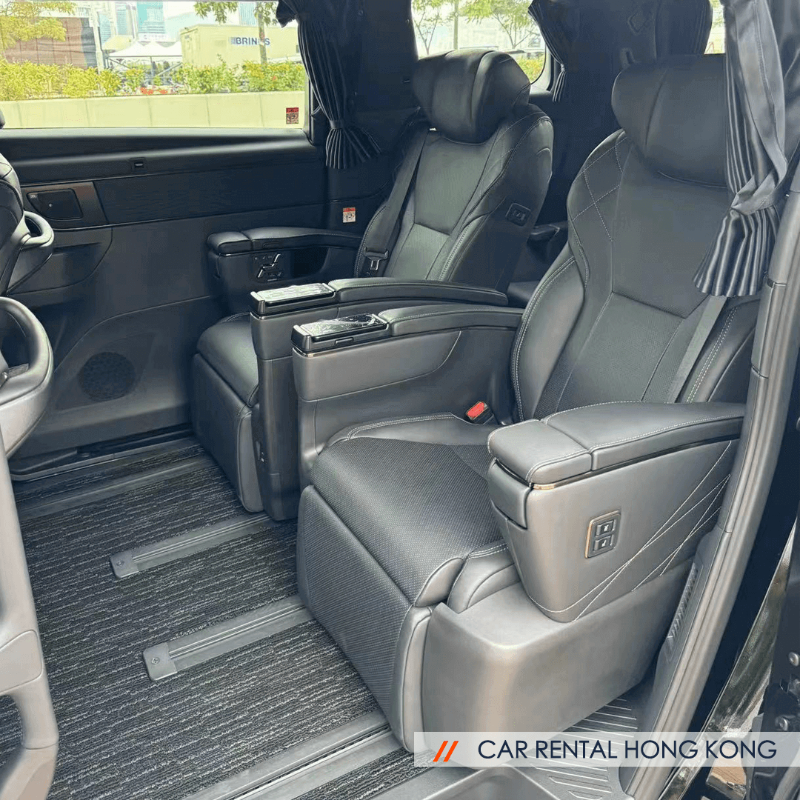 Hong Kong to Shenzhen Private car Interior